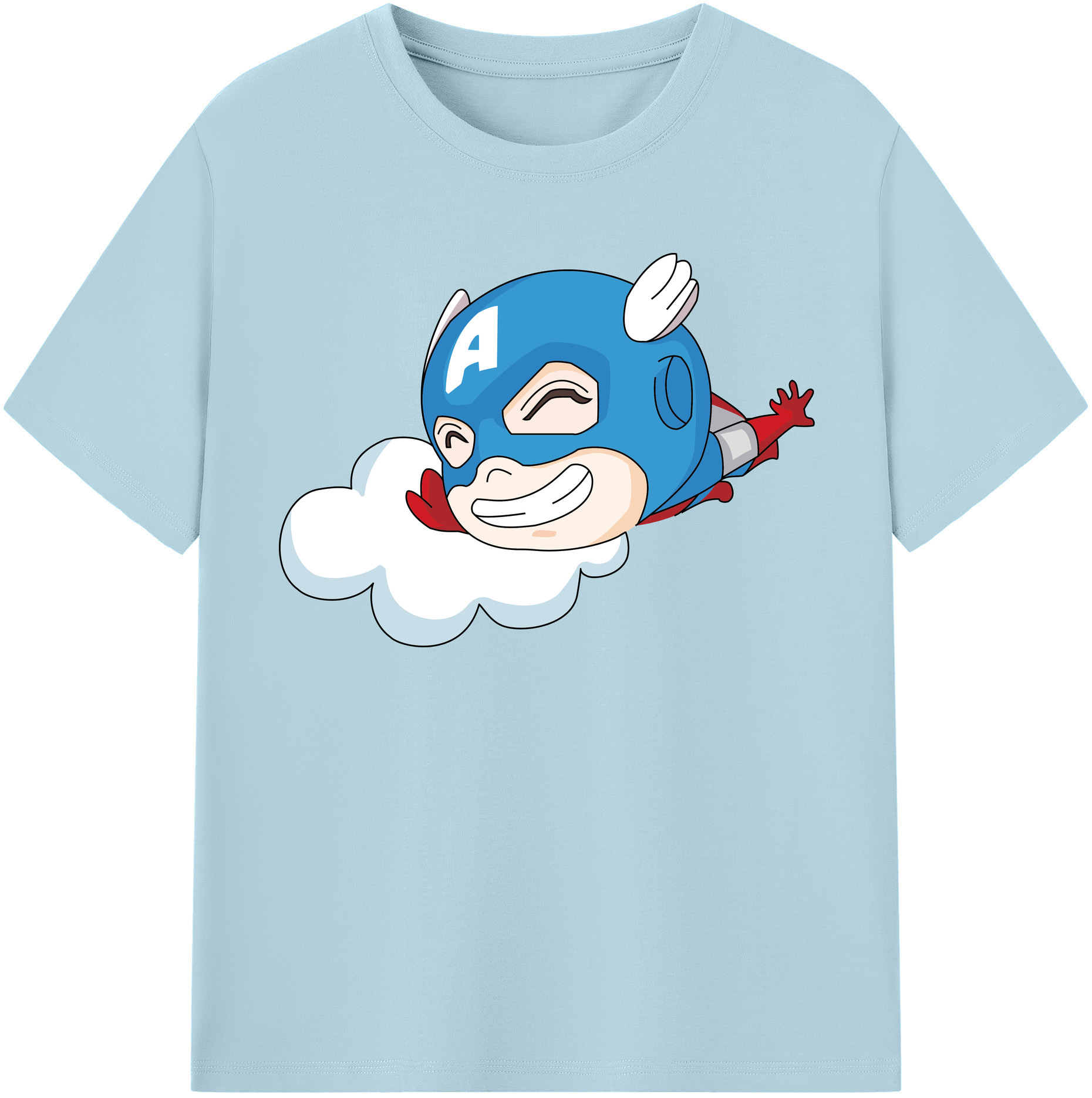 （画像用） アベンジャーズ The Avengers 綿100％半袖Tシャツ（フロントプリント）